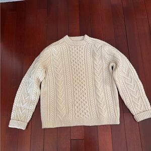 American Eagle Hand Knit 100% wool Pullover Sweater Size M